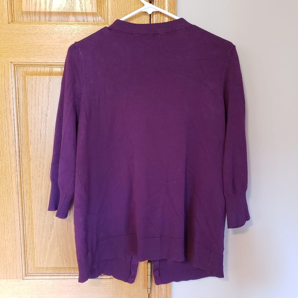 Red Women Button-Up Sweater - Picture 5 of 5